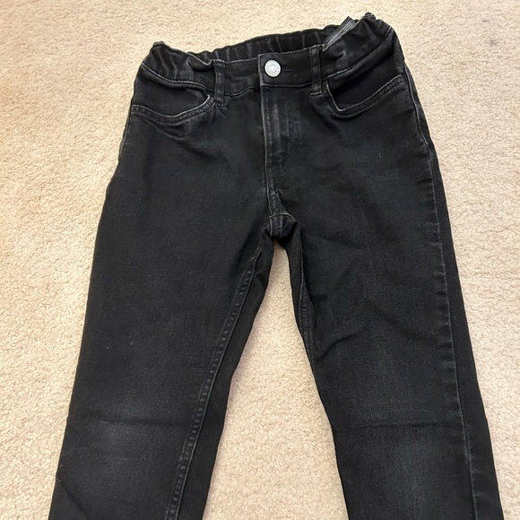 H&M Black Skinny Fit Denim Jeans Size 7 - Picture 2 of 4